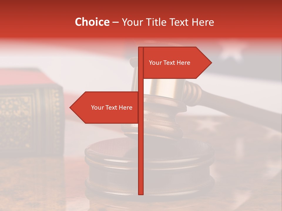 Courthouse Prosecutor Court PowerPoint Template