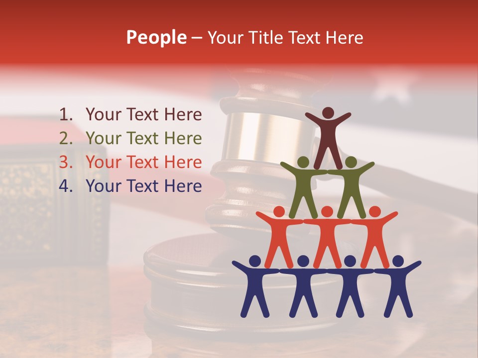 Courthouse Prosecutor Court PowerPoint Template