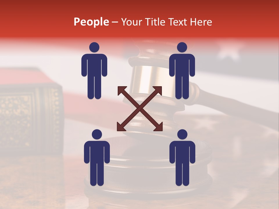 Courthouse Prosecutor Court PowerPoint Template