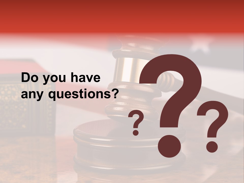 Courthouse Prosecutor Court PowerPoint Template