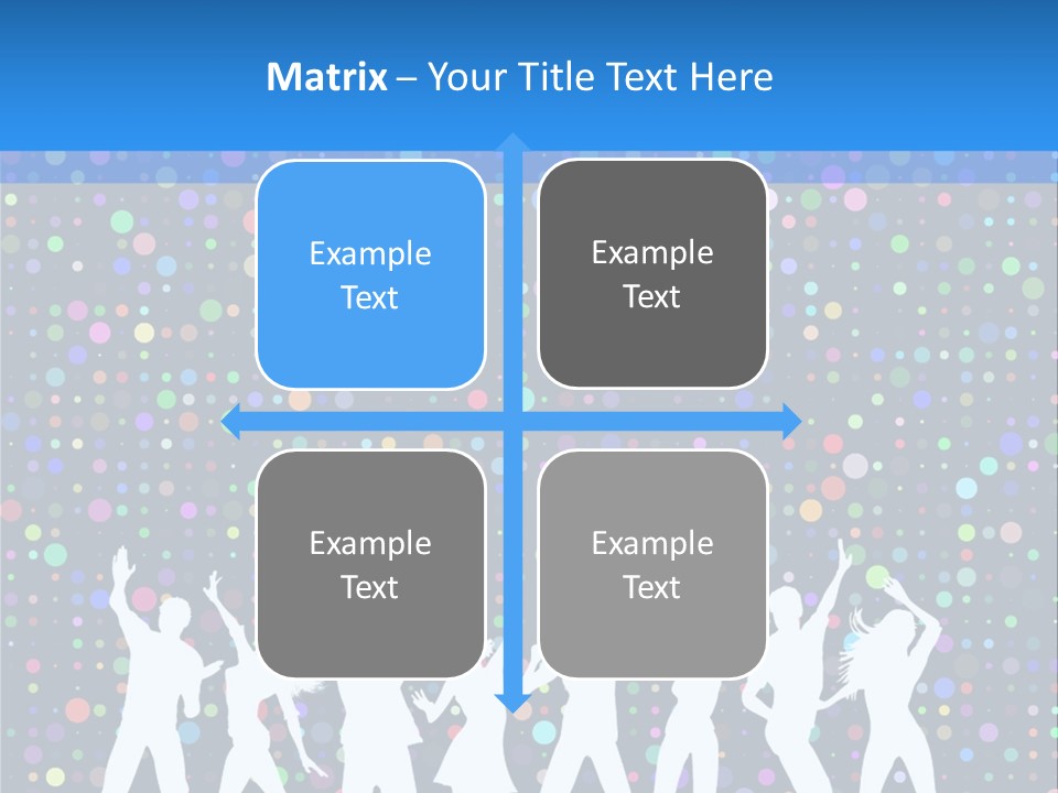 Vector Girl Disco PowerPoint Template