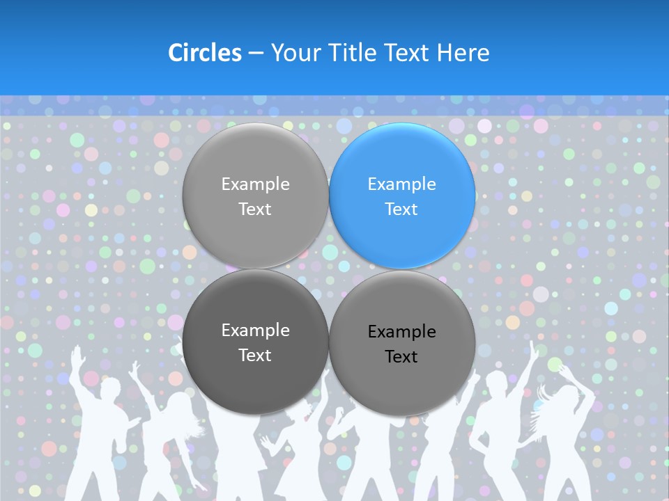 Vector Girl Disco PowerPoint Template