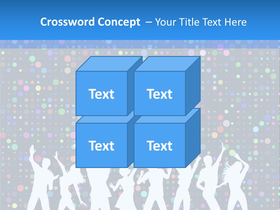 Vector Girl Disco PowerPoint Template