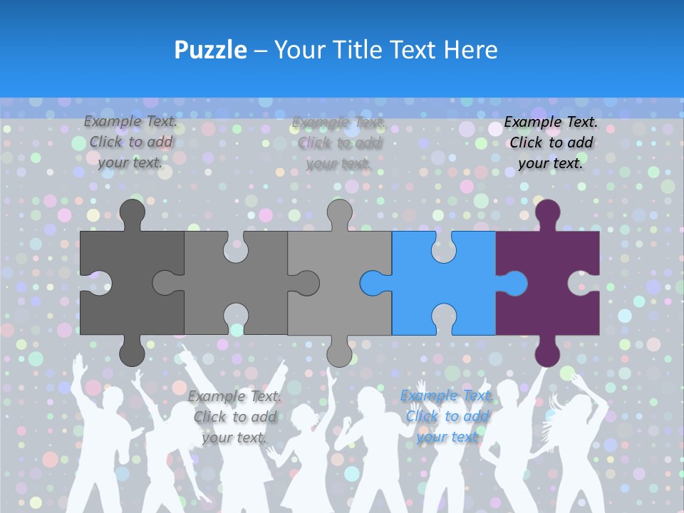 Vector Girl Disco PowerPoint Template