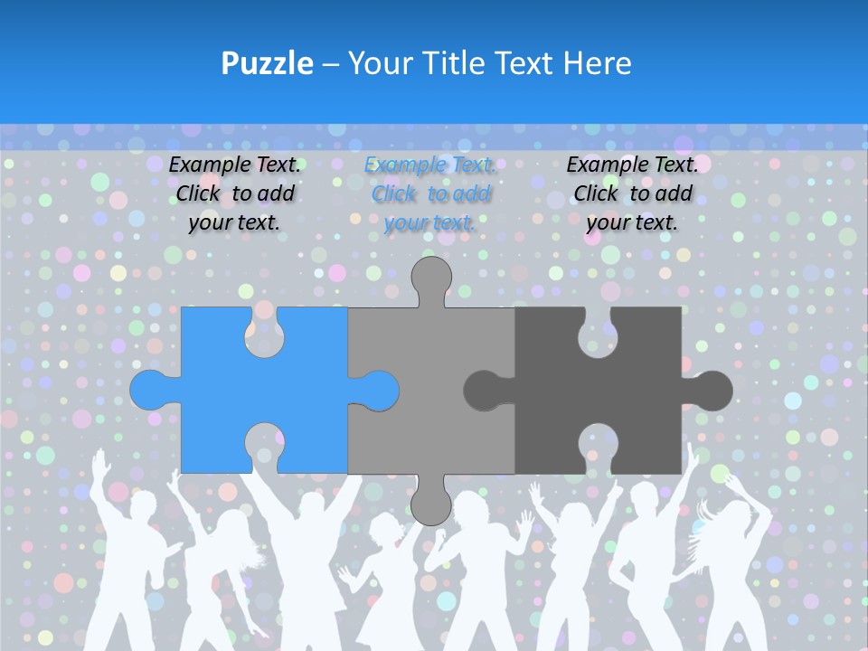 Vector Girl Disco PowerPoint Template