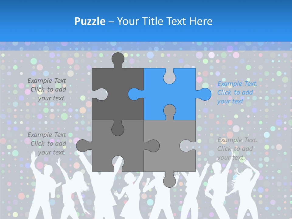 Vector Girl Disco PowerPoint Template