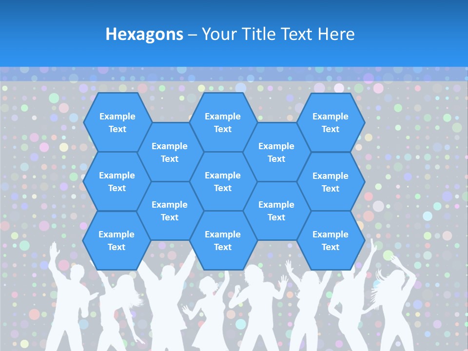 Vector Girl Disco PowerPoint Template