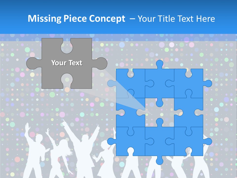 Vector Girl Disco PowerPoint Template