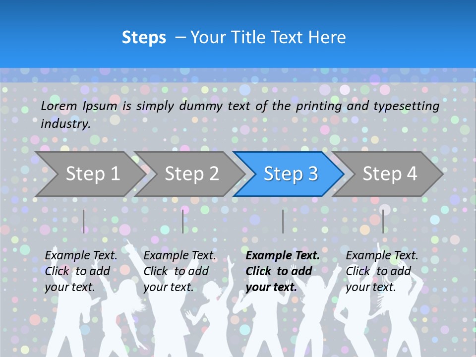 Vector Girl Disco PowerPoint Template