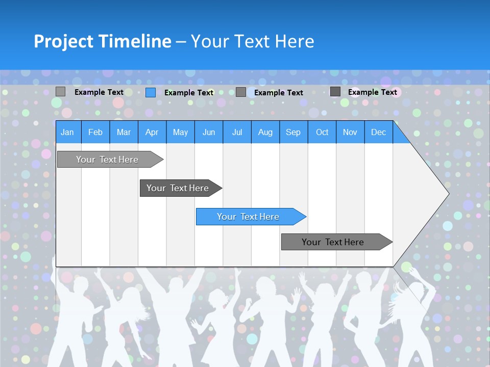 Vector Girl Disco PowerPoint Template