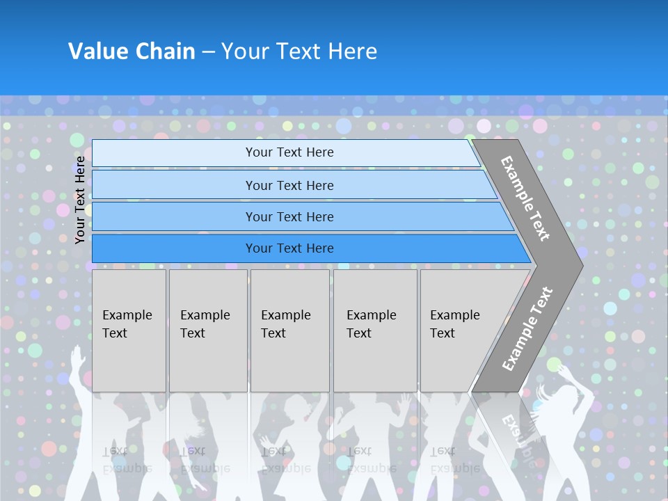 Vector Girl Disco PowerPoint Template
