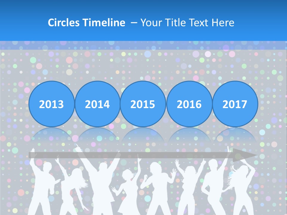 Vector Girl Disco PowerPoint Template