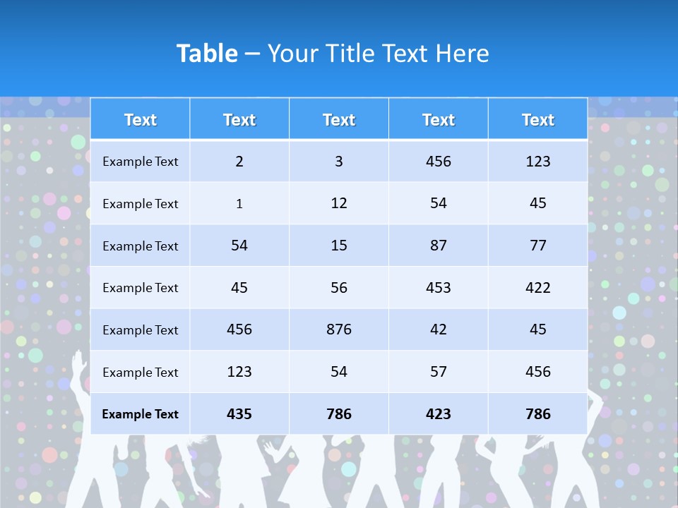 Vector Girl Disco PowerPoint Template