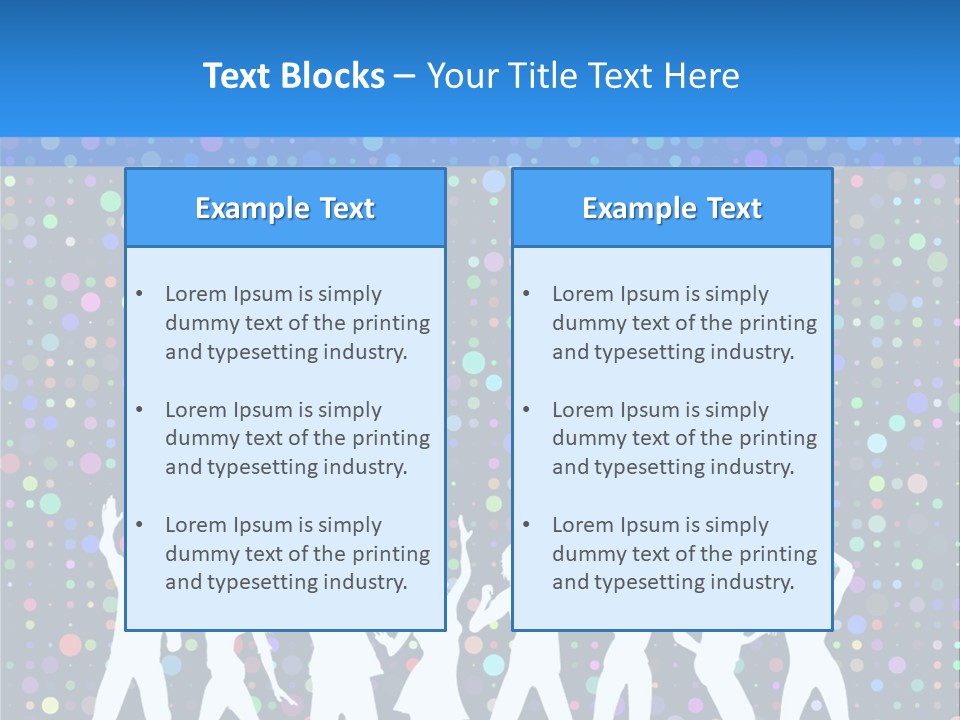 Vector Girl Disco PowerPoint Template