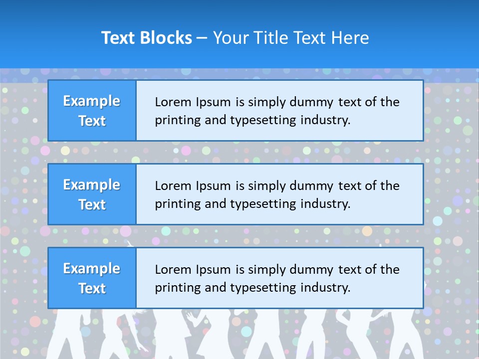 Vector Girl Disco PowerPoint Template