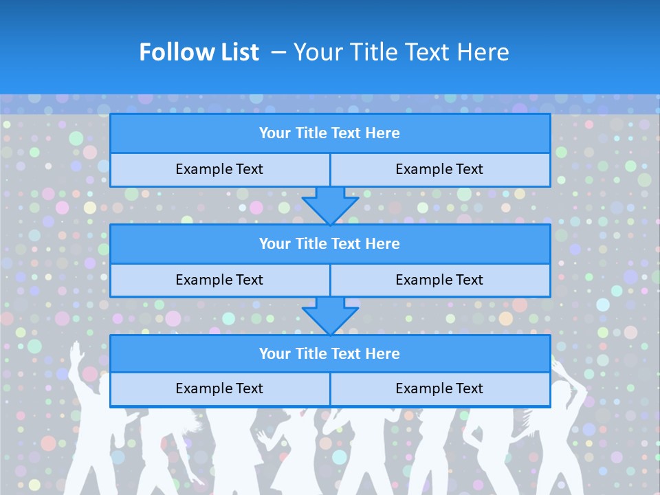 Vector Girl Disco PowerPoint Template