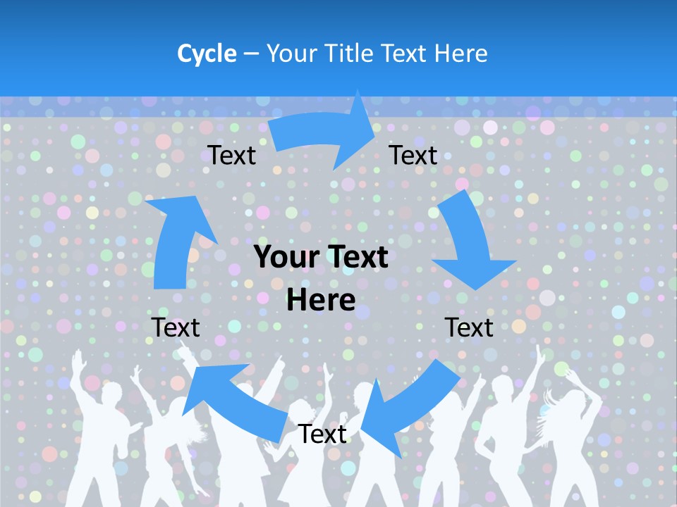 Vector Girl Disco PowerPoint Template