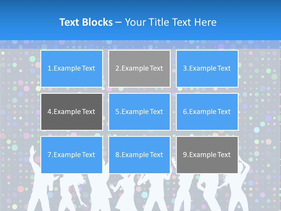 Vector Girl Disco PowerPoint Template