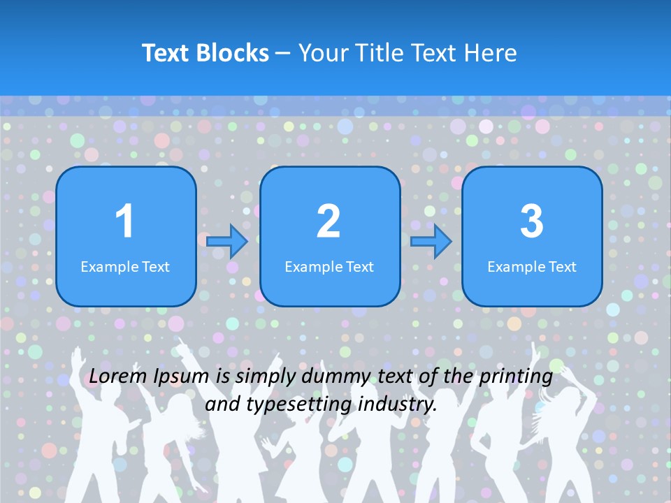 Vector Girl Disco PowerPoint Template