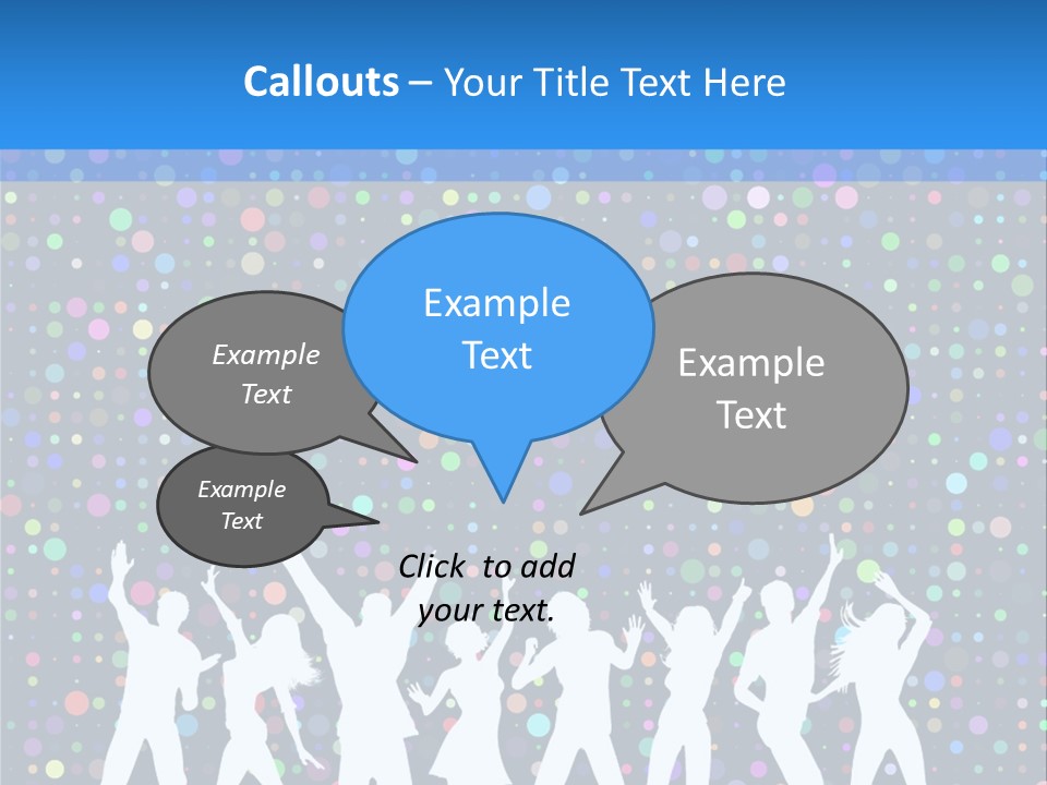 Vector Girl Disco PowerPoint Template