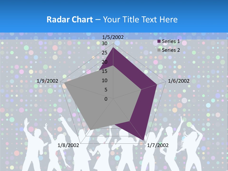 Vector Girl Disco PowerPoint Template