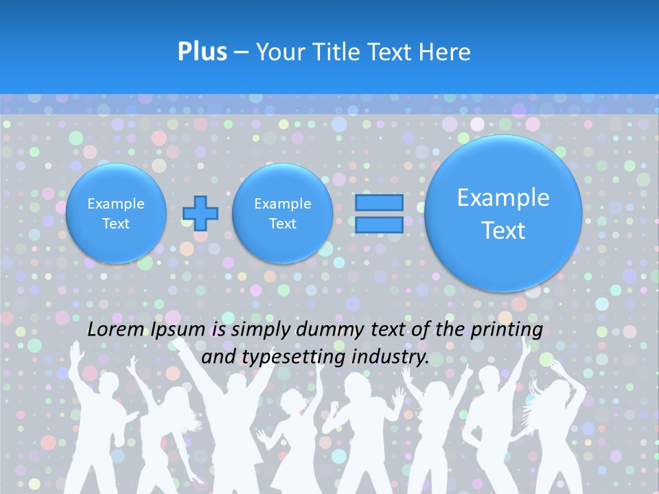 Vector Girl Disco PowerPoint Template