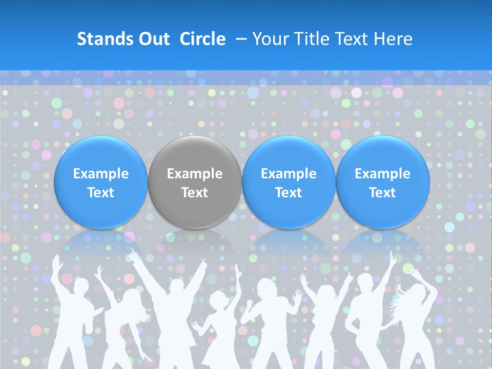 Vector Girl Disco PowerPoint Template