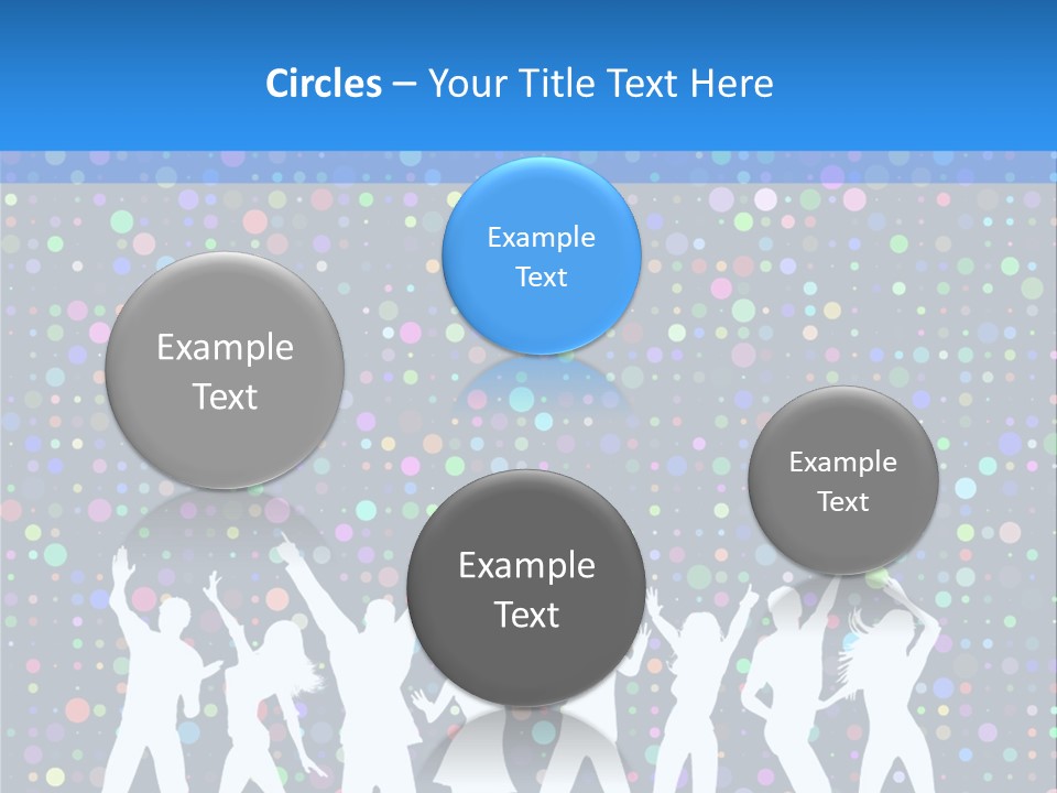 Vector Girl Disco PowerPoint Template