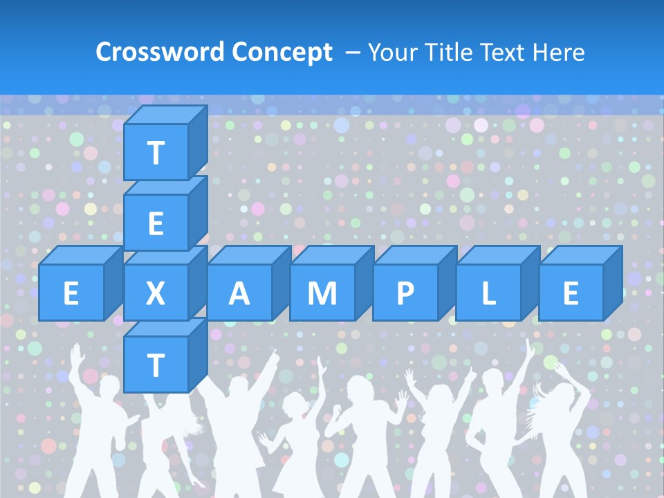 Vector Girl Disco PowerPoint Template