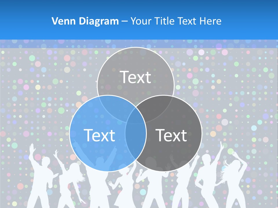 Vector Girl Disco PowerPoint Template