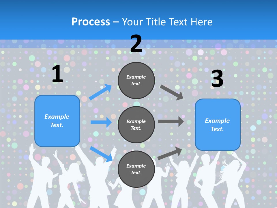 Vector Girl Disco PowerPoint Template