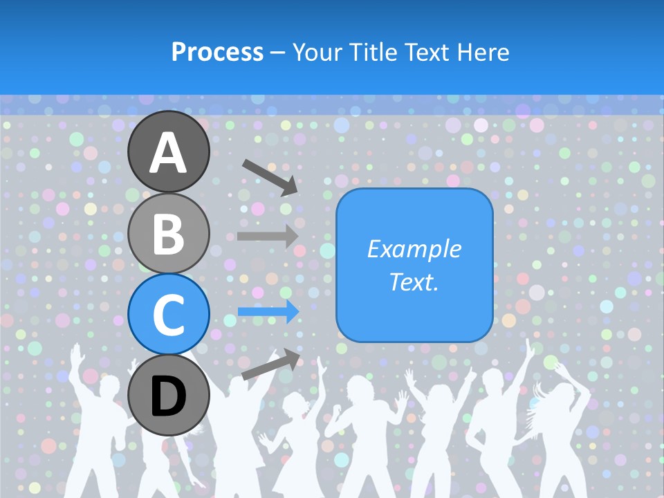 Vector Girl Disco PowerPoint Template