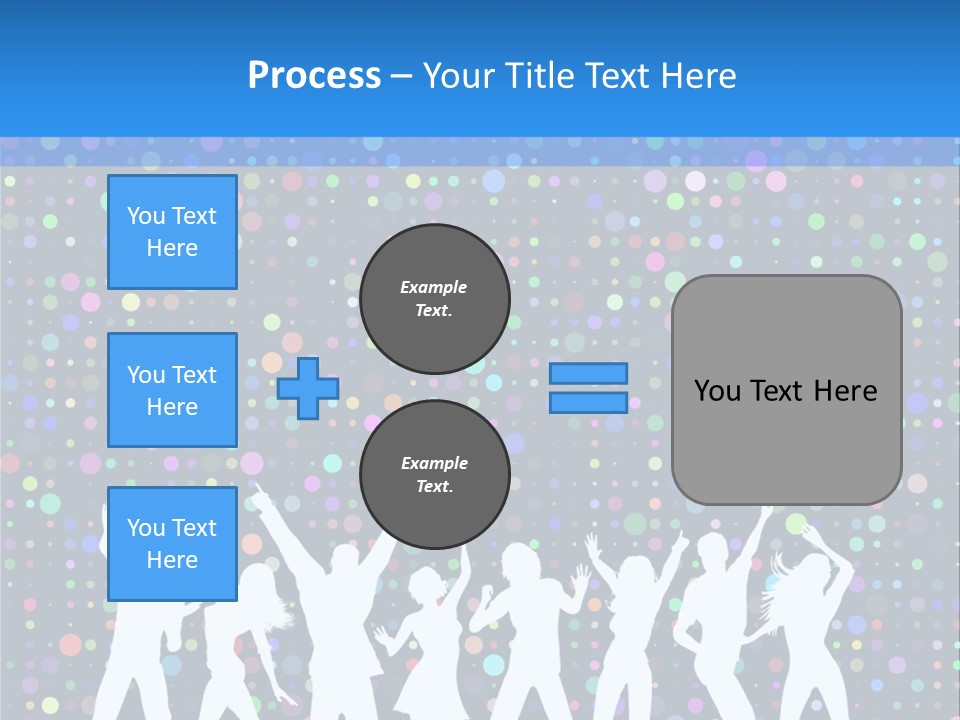 Vector Girl Disco PowerPoint Template