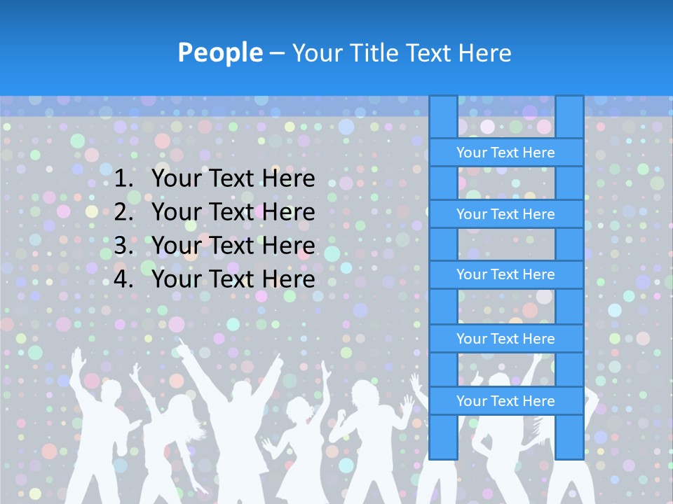 Vector Girl Disco PowerPoint Template