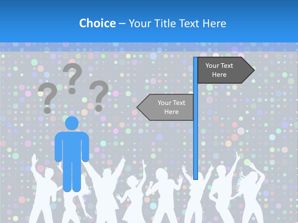 Vector Girl Disco PowerPoint Template