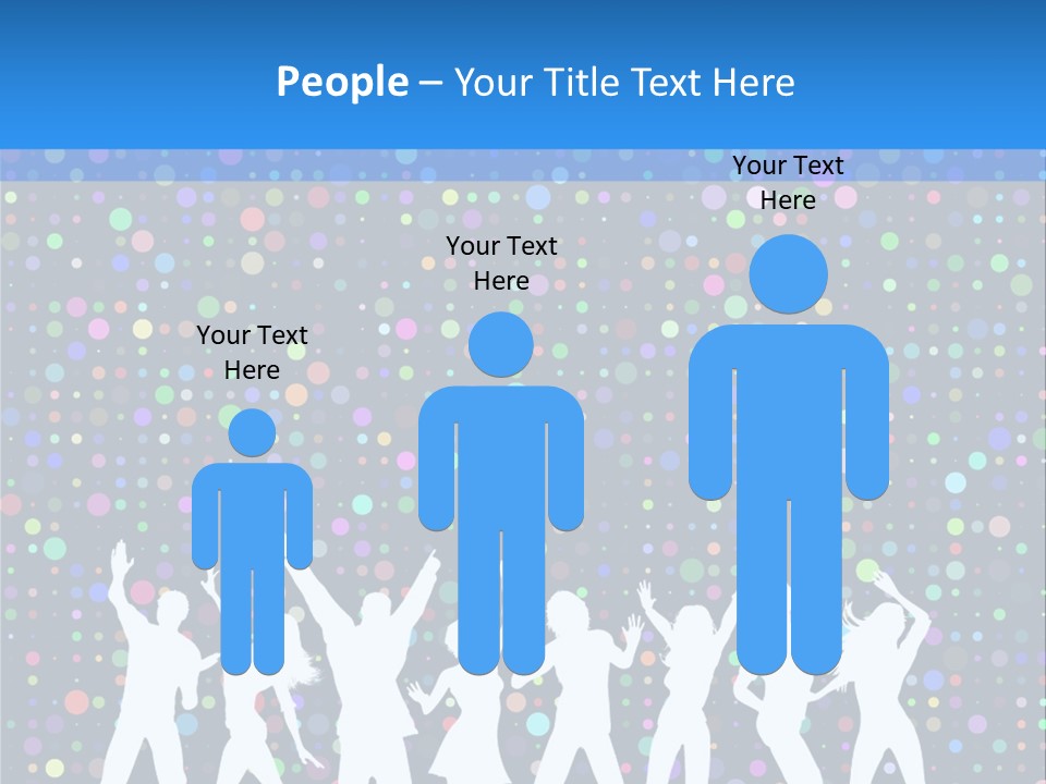 Vector Girl Disco PowerPoint Template