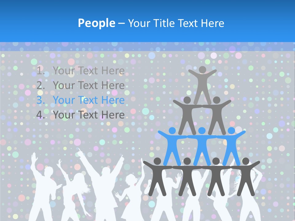 Vector Girl Disco PowerPoint Template