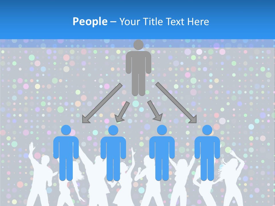 Vector Girl Disco PowerPoint Template