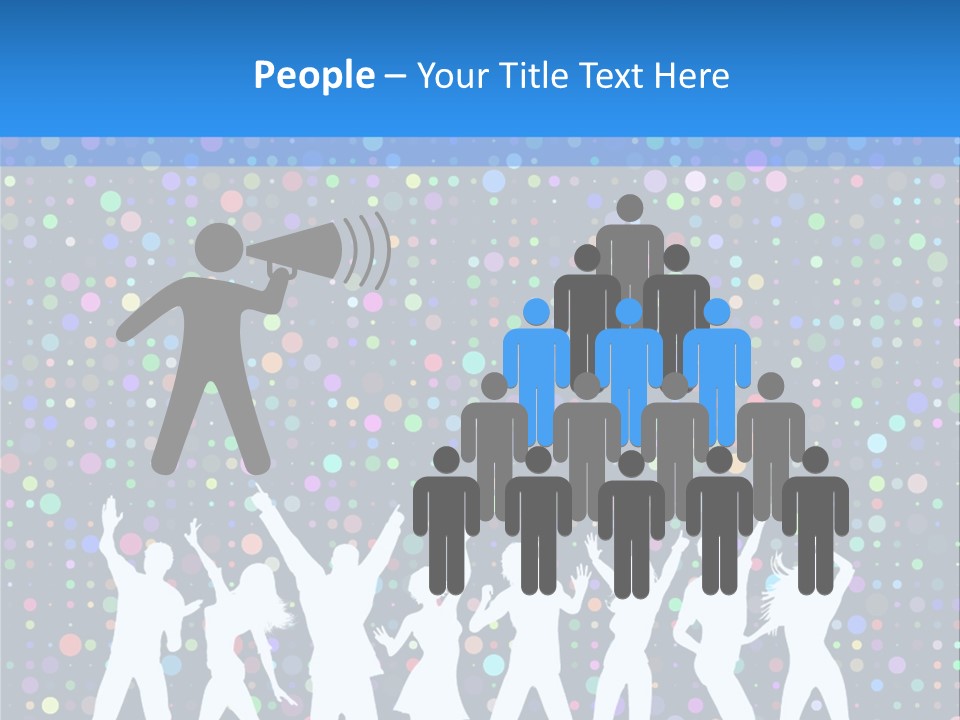 Vector Girl Disco PowerPoint Template