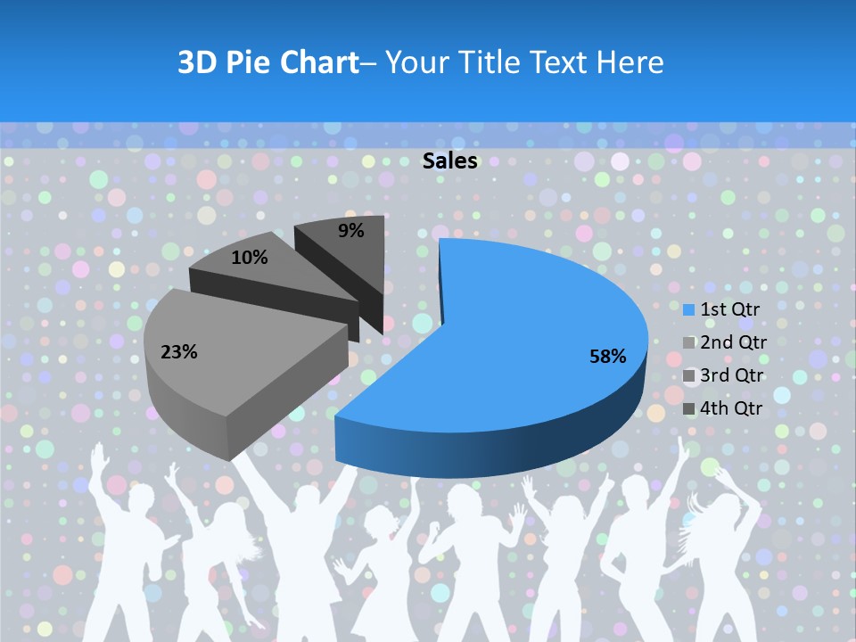 Vector Girl Disco PowerPoint Template