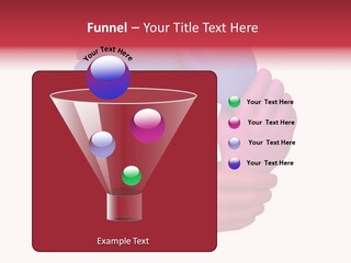 Colorful Wrist Teamwork PowerPoint Template