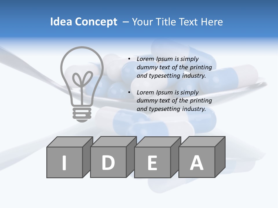 Treatment Drug Capsule PowerPoint Template