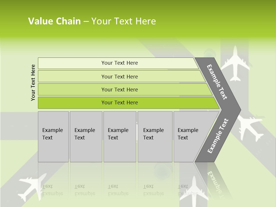 Busy Aerial Holiday PowerPoint Template