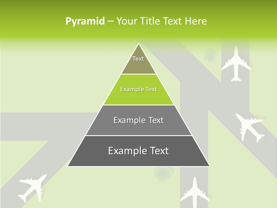 Busy Aerial Holiday PowerPoint Template
