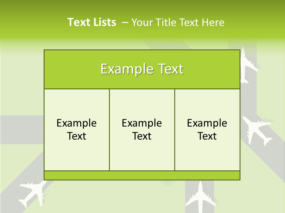 Busy Aerial Holiday PowerPoint Template