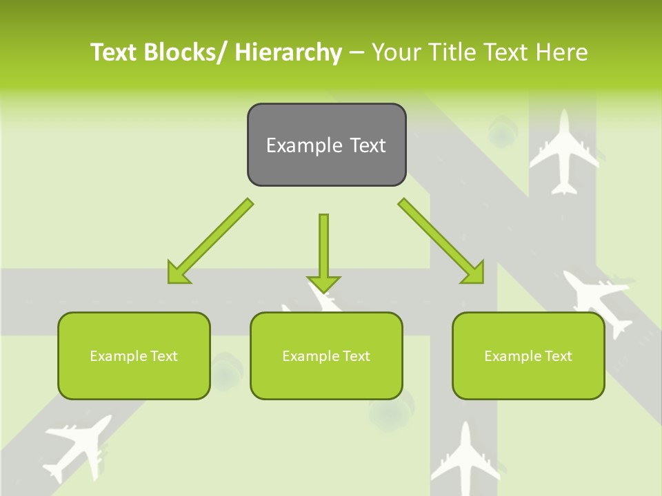 Busy Aerial Holiday PowerPoint Template