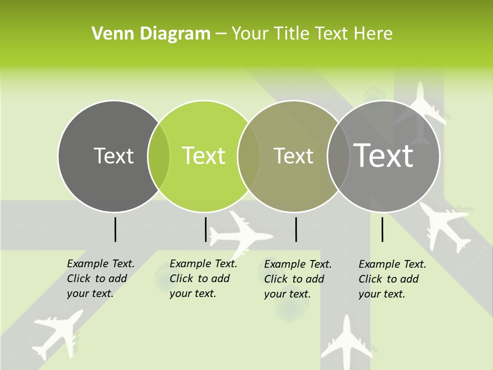 Busy Aerial Holiday PowerPoint Template