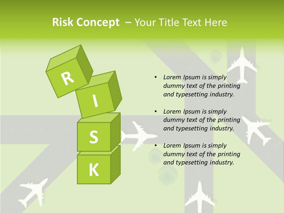 Busy Aerial Holiday PowerPoint Template