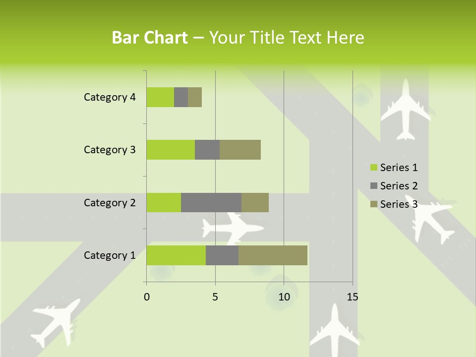 Busy Aerial Holiday PowerPoint Template