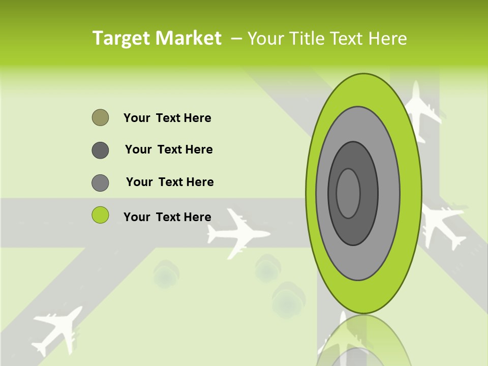 Busy Aerial Holiday PowerPoint Template